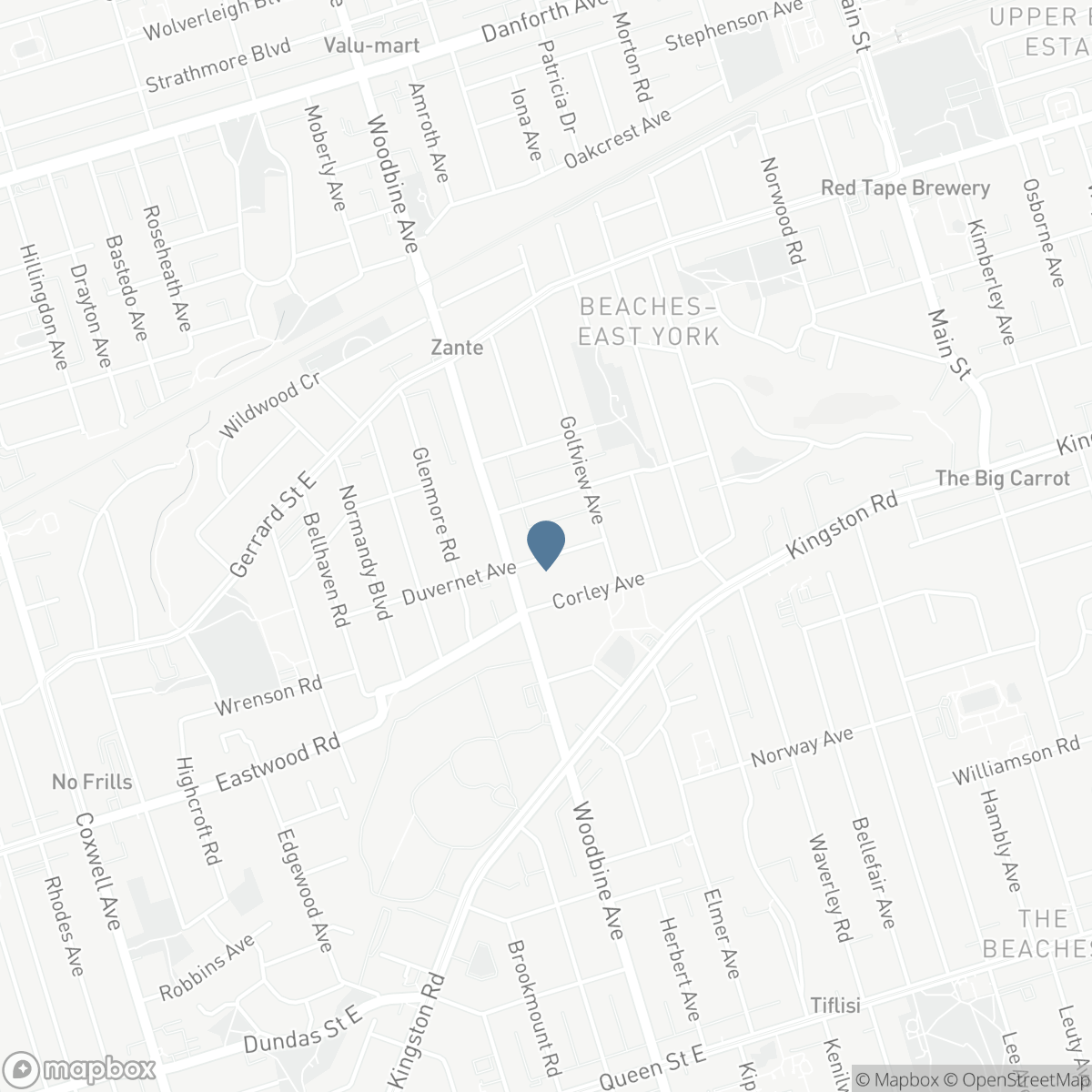122 DUVERNET AVENUE, Toronto, Ontario M4E 1V4